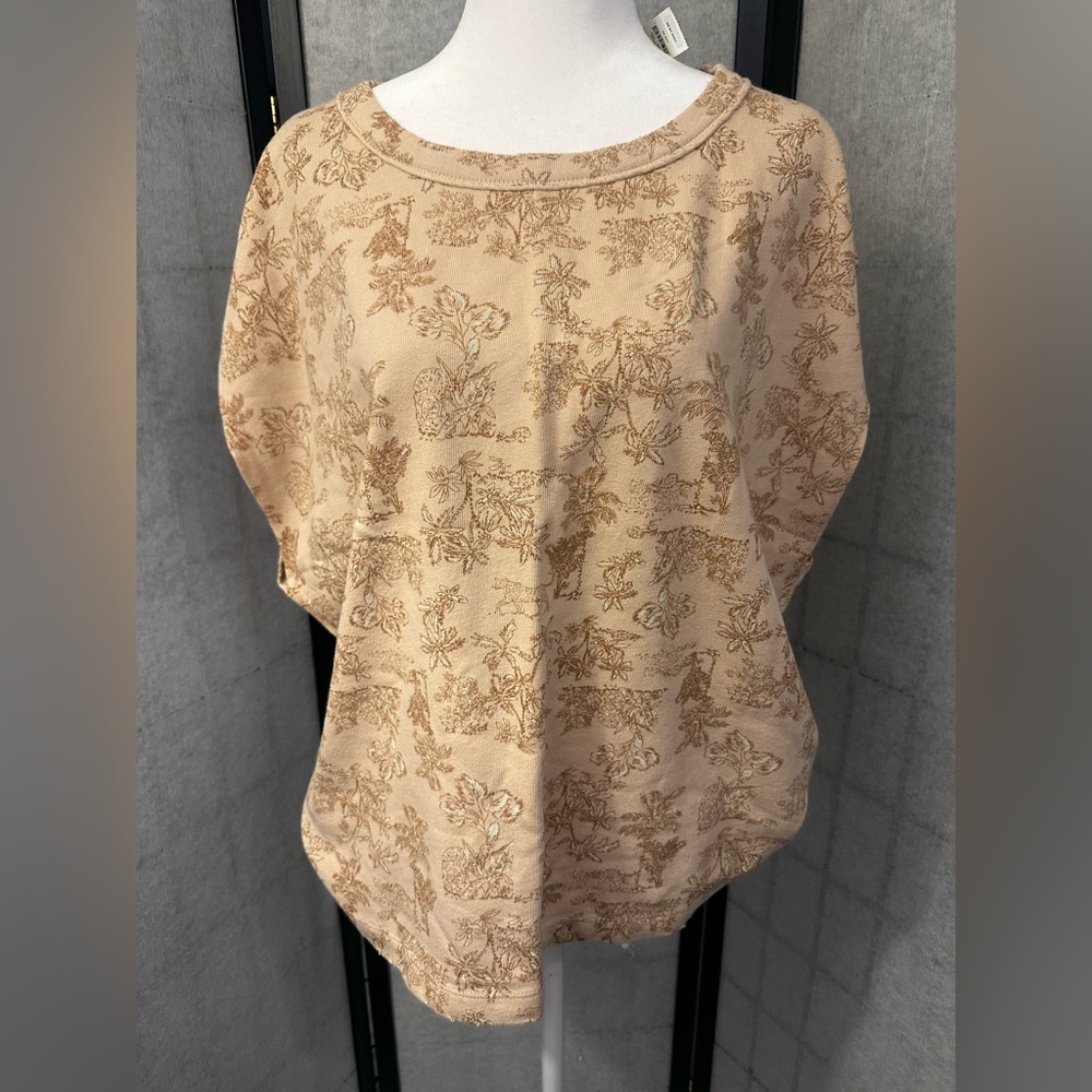 Aerie animal print oversized top